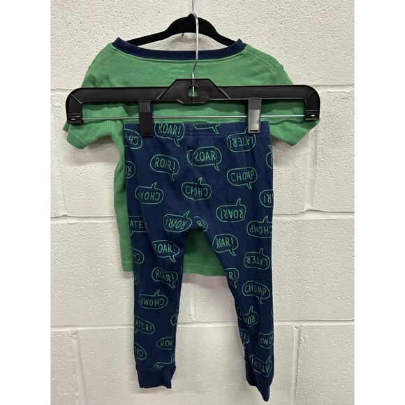 Carters 3t Boys Alligator Pajama Set - Picture 3 of 4